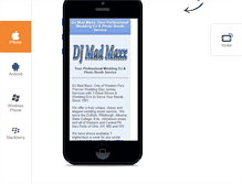 Tablet Screenshot of djmadmaxx.com